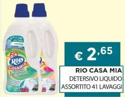 DB detersivi Rio Casa Mia Detersivo Liquido offerta
