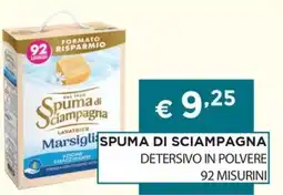 DB detersivi Spuma di Sciampagna Lavatrice Marsiglia offerta