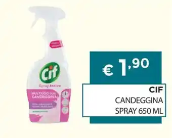Cif spray attivo candeggina