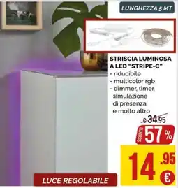 La Prealpina Striscia luminosa a led "Stripe-C" offerta