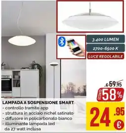 La Prealpina Lampada a sospensione smart offerta
