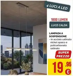 La Prealpina Lampada a sospensione offerta