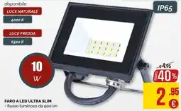 La Prealpina Faro a LED ultra slim offerta