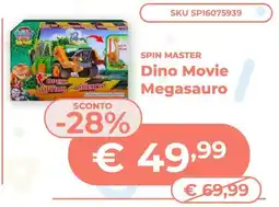 Mornati Paglia Spin Master Dino Movie Megasauro offerta