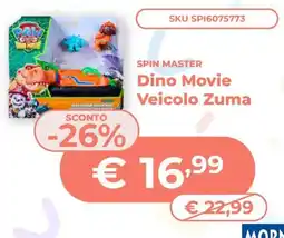 Mornati Paglia Spin Master Dino Movie Veicolo Zuma offerta