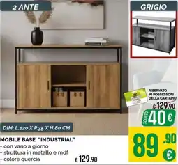 La Prealpina Mobile base "Industrial" offerta