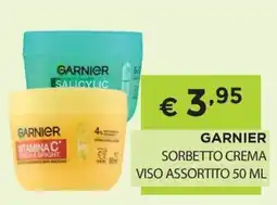 DB detersivi Garnier sorbetto crema viso assortito offerta