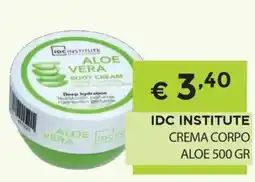 DB detersivi IDC Institute crema corpo aloe offerta