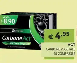 DB detersivi Carbone Act Carbone Vegetale offerta