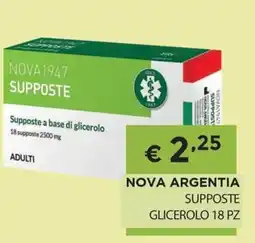 DB detersivi Nova Argentia supposte glicerolo offerta