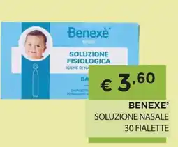DB detersivi Benexè soluzione nasale offerta