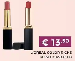 DB detersivi L'oreal color riche rossetto assortito offerta