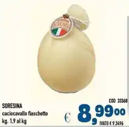 Del Prete Distribuzioni Soresina caciocavallo fiaschetto offerta