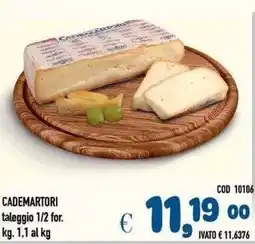 Del Prete Distribuzioni Cademartori taleggio offerta