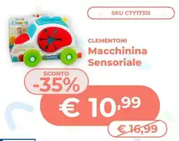 Mornati Paglia Clementoni Macchinina Sensoriale offerta