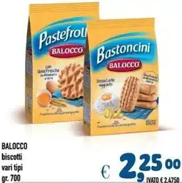 Del Prete Distribuzioni Biscotti Balocco vari tipi offerta