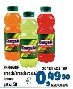 Del Prete Distribuzioni Energade arancia/rossa/limone offerta