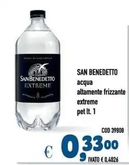 Del Prete Distribuzioni San Benedetto acqua altamente frizzante extreme offerta