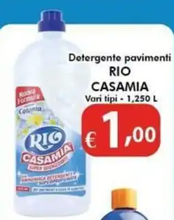 Bernava Detergente pavimenti Rio Casamia offerta