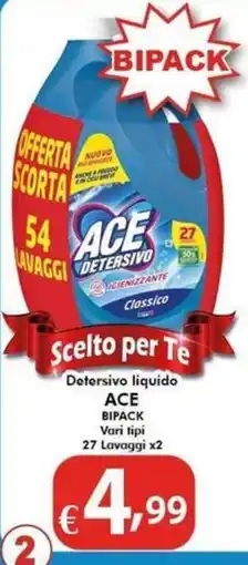 Bernava Detersivo liquido ACE offerta