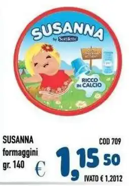Del Prete Distribuzioni Susanna formaggini offerta