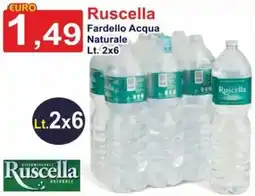GuMì Supermercati Ruscella Fardello Acqua Naturale offerta