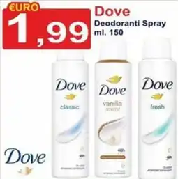 GuMì Supermercati Dove Deodoranti Spray offerta
