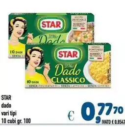 Del Prete Distribuzioni Star dado classico offerta