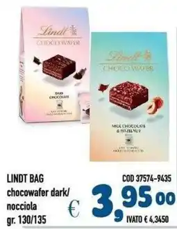 Del Prete Distribuzioni Lindt choco wafer dark/nocciola offerta