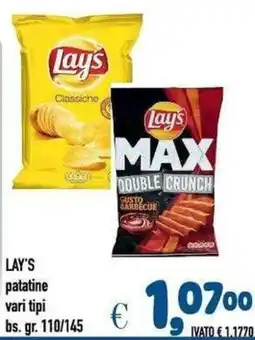 Del Prete Distribuzioni Lay's patatine vari tipi offerta