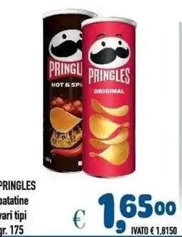 Del Prete Distribuzioni Pringles patatine vari tipi offerta