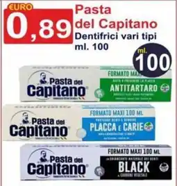 GuMì Supermercati Pasta del Capitano Dentifrici vari tipi offerta