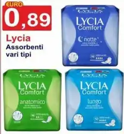 GuMì Supermercati Lycia Assorbenti vari tipi offerta