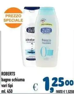 Del Prete Distribuzioni Roberts bagno schiuma offerta