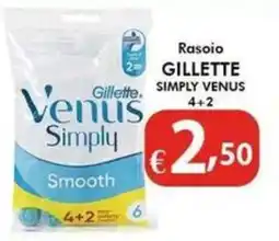 Bernava Rasoio Gillette Simply Venus offerta