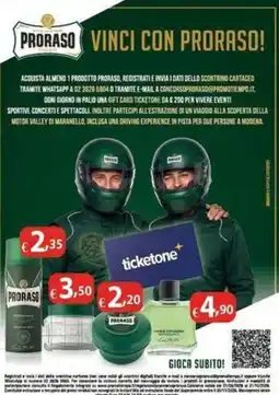 Bernava Proraso offerta