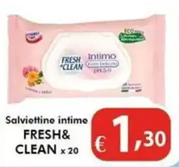 Bernava Salviettine intime Fresh&Clean offerta