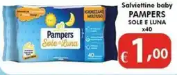 Bernava Salviettine baby Pampers Sole e Luna offerta