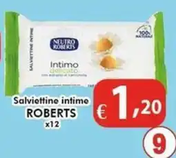 Bernava Salviettine intime Roberts offerta