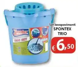 Bernava Set lavapavimenti Spontex Trio offerta