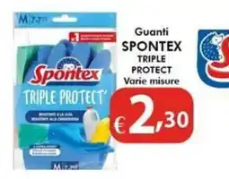 Bernava Guanti Spontex Triple Protect offerta