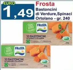 GuMì Supermercati Frosta Bastoncini di Verdure,Spinaci Ortolano offerta