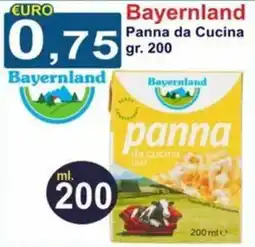 GuMì Supermercati Panna da Cucina Bayernland offerta