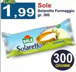 GuMì Supermercati Sole Solaretto Formaggio offerta