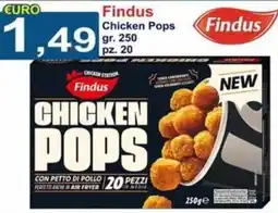 GuMì Supermercati Findus Chicken Pops offerta