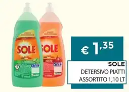 DB detersivi Sole detersivo piatti offerta