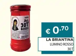 DB detersivi La Briantina lumino rosso offerta