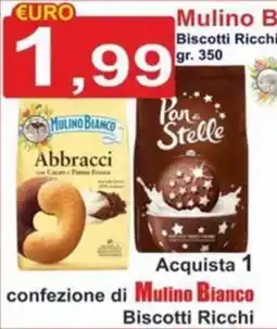 GuMì Supermercati Abbracci Mulino Bianco Biscotti Ricchi offerta