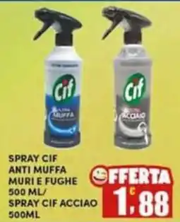 Maury's Spray Cif anti muffa muri e fughe offerta