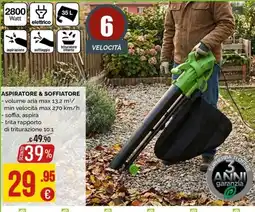 La Prealpina Aspiratore & soffiatore offerta